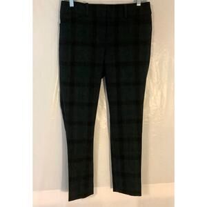 Loft Womens Plaid Julie Fit Skinny Dress Pants Size 2
